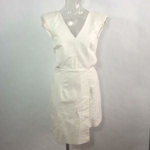 Fashion star for H&M white open back dress
